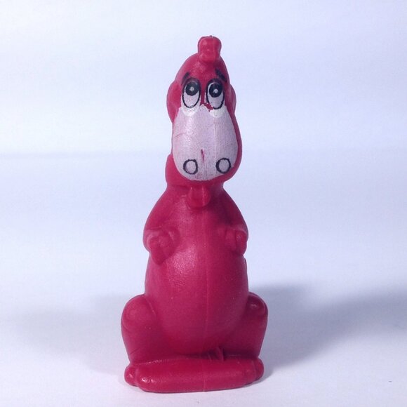 Vintage Flintstones Small Dino Rubber Toy Cereal Prize Hanna Barbera 1987 2 inch - Picture 2 of 9